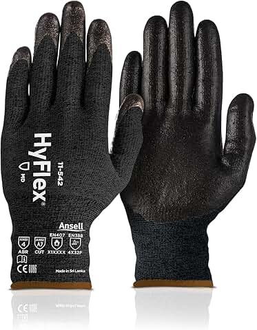 HyFlex 11-542 Cut Heat-Resistant Mechanical Work Gloves